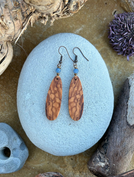 Olive Wood Earrings No. 1