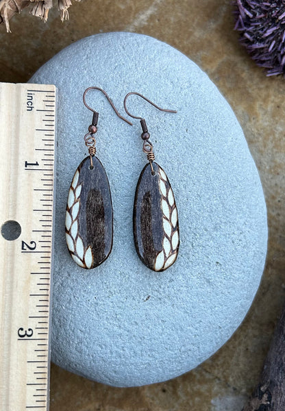 Goddess Brown Earrings