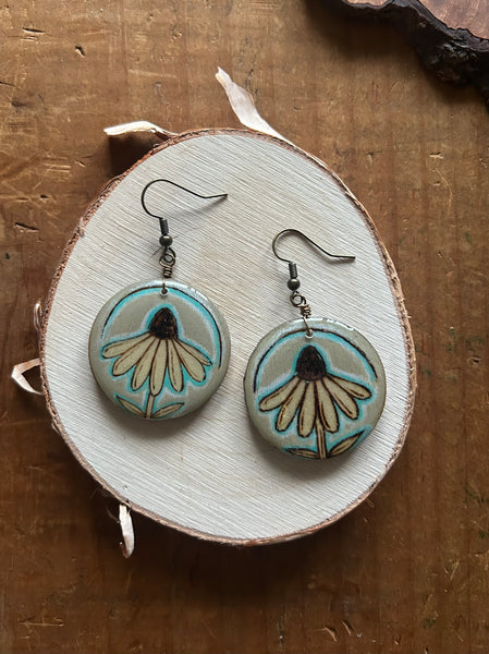 Turquoise Coneflowers