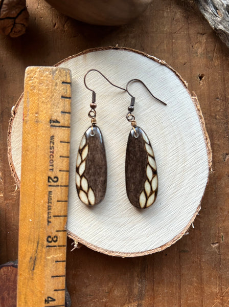 Goddess Earrings Brown