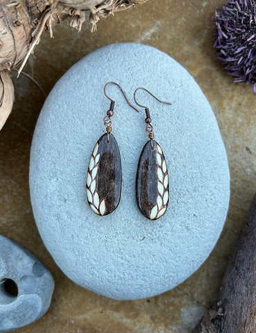 Goddess Brown Earrings