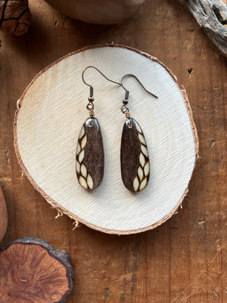 Goddess Earrings Brown