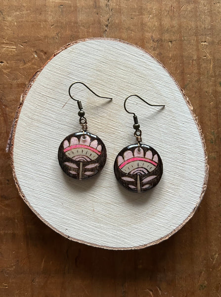 Little Pink Folk Flowers