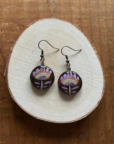 Little Purple Folk Flowers